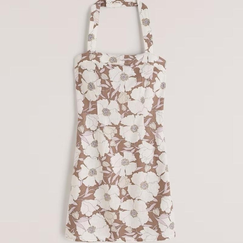 Abercrombie Linen Halter Dress